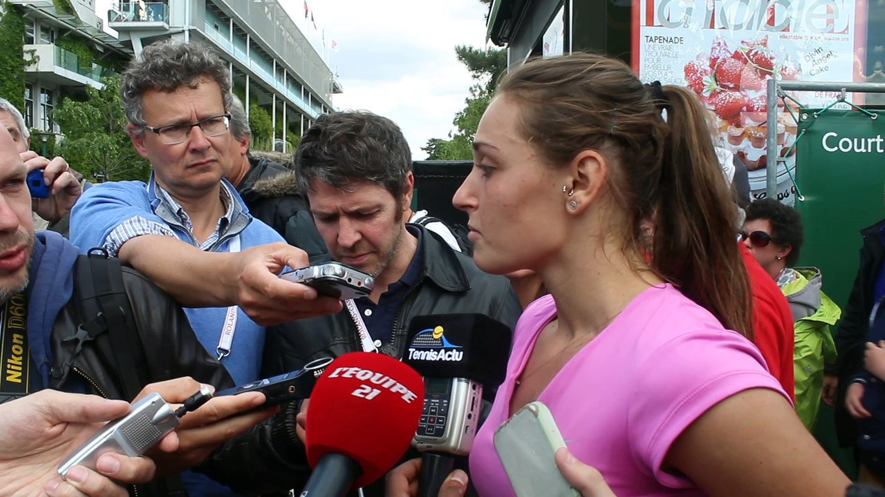 Roland-Garros 2015 - Clothilde De Bernardi : "Mon rêve de gamine c'était d'être  top 10"