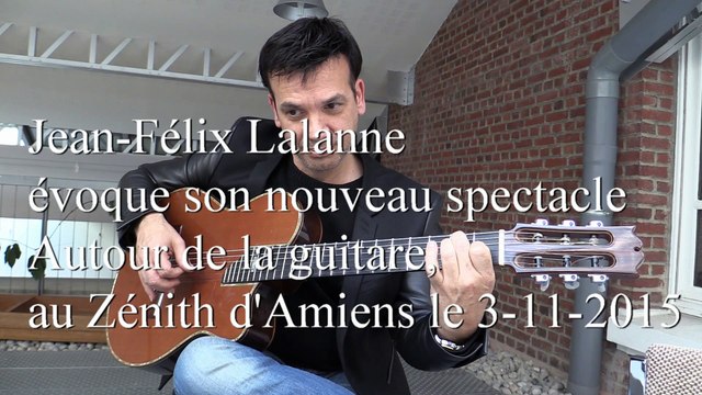 Jean-Félix Lalanne en promo pour le Zénith d'Amiens