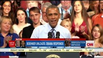Boehner unloads, Obama responds