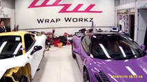 Gloss Purple Ferrari 458 by Wrap Workz Hong Kong (details)