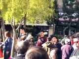 Anti-CNN Protest in San Francisco Pro China Olympics