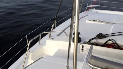 Catana Bali 4.3 coque numéro 2 en convoyage vers la Croatie