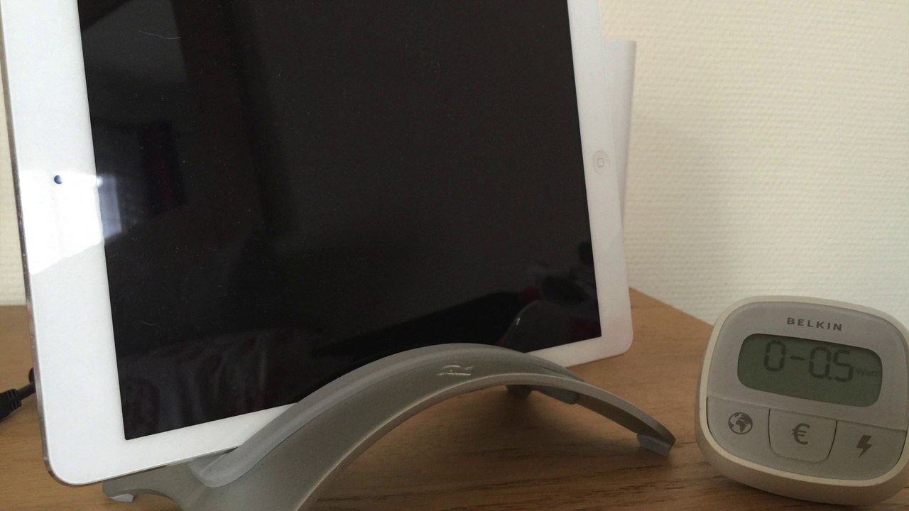 Apple iPad Air - Power consumption (12 Watts Power Adapter)