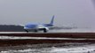 Snowy Takeoff - Boeing 787 Dreamliner