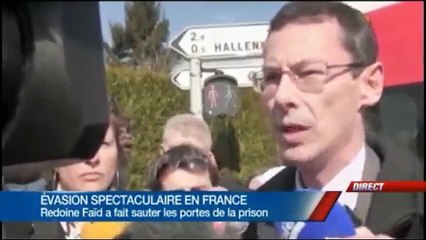 Évasion spectaculaire en France - Redoine Faïd fait sauter cinq portes de la prison