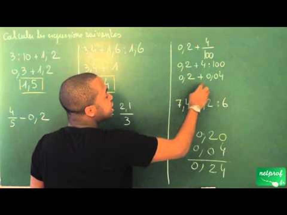 004 / Enchaînements d'opérations / Calculer une expression sans parenthèses (4)