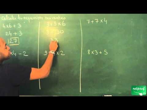 001 / Enchaînements d'opérations / Calculer une expression sans parenthèses