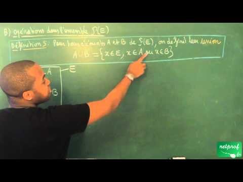 AAE / Ensembles, applications - Dénombrement / Union de deux ensembles (BCPST)