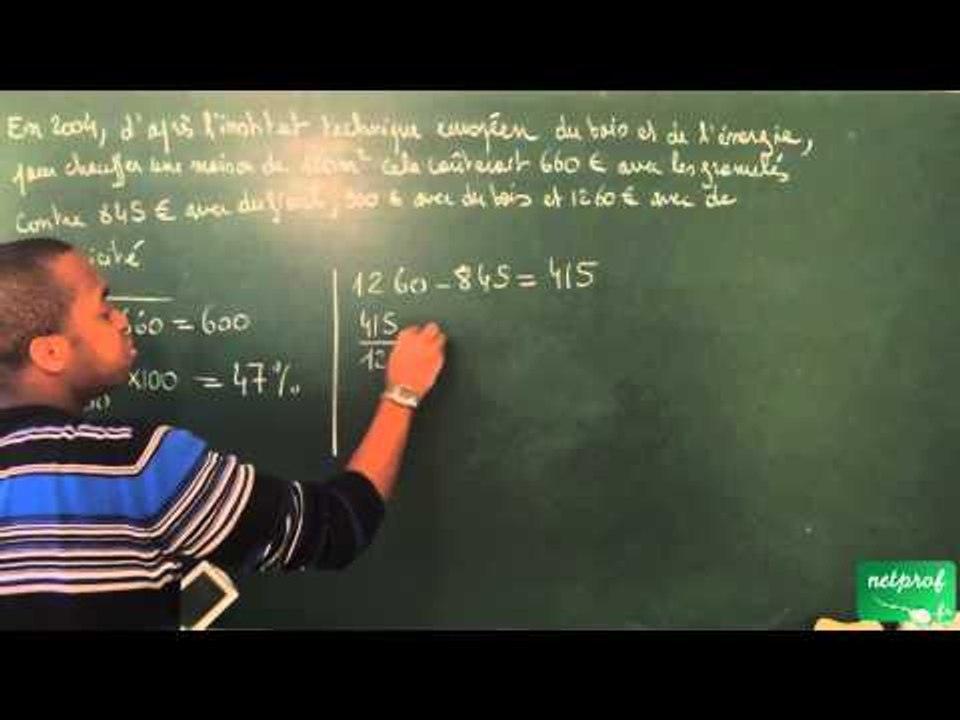 001 / Taux et indices / Calcul de pourcentages (STMG)