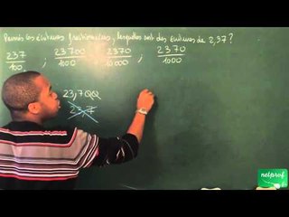 010 / Nombres décimaux / Reconnaître une écriture fractionnaire