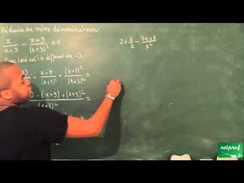 003 / Généralités sur les fonctions / Rappel sur le calcul fractionnaire (3) (ES)