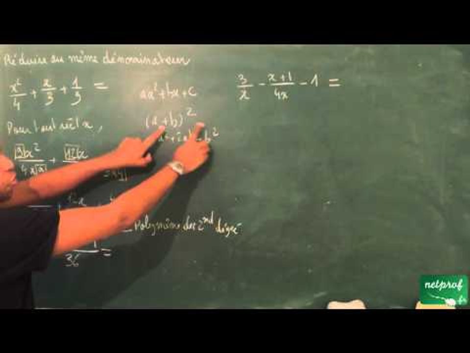 001 / Généralités sur les fonctions / Rappel sur le calcul fractionnaire (ES)
