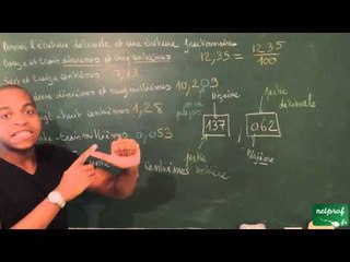 002 / Nombres décimaux / Ecriture décimale et fractionnaire (2)
