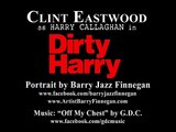 HUGE Clint Eastwood Portrait - Time Lapse by Barry Jazz Finnegan