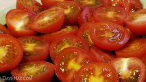 How to Cut Tomatoes Like a Ninja  Cooking Hack