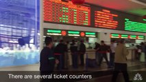 Shanghai Railway Station Guide - departure