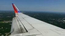 Southwest Airlines, 737-300, landing in Long Island/Islip (HD)