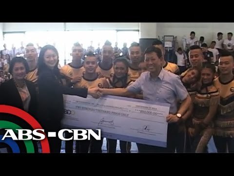 NU Pep Squad holds victory party