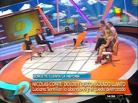 El llanto desconsolado de Nicolás Conte