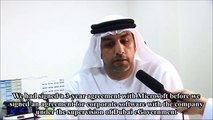 Testimonials from internal and external customers of Dubai eGovernment