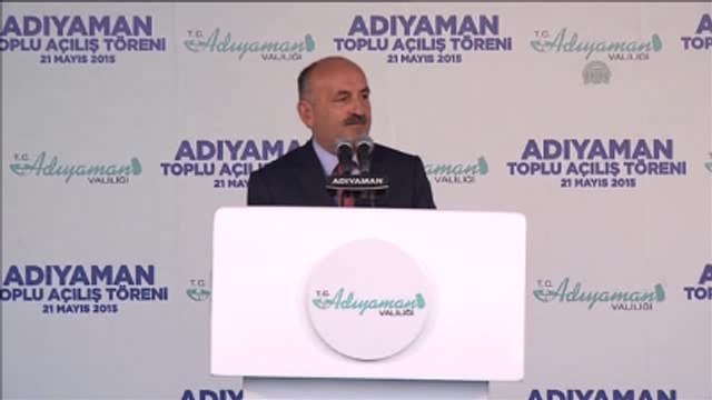 Müezzinoğlu, Toplu Açılış Töreninde Konuştu