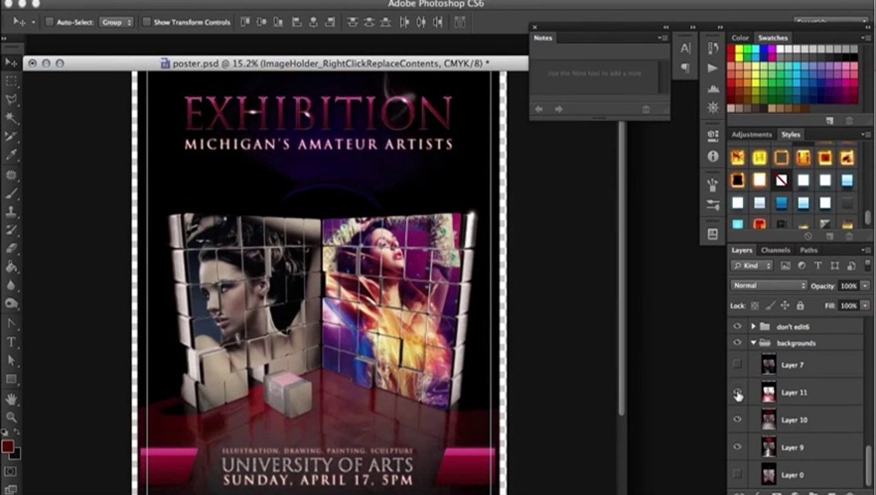 Ultimate Poster Design Photoshop Tutorial Scarab13
