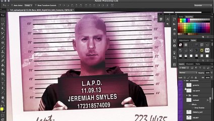 Mugshot Mockup Design Photoshop Tutorial Scarab13