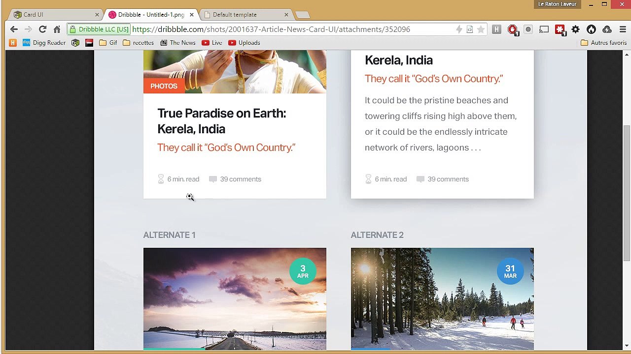 Tutoriel CSS : Card UI