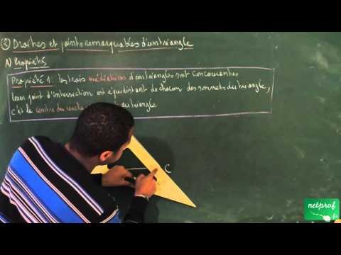 ACX / Configurations du plan / Médiatrices dans un triangle