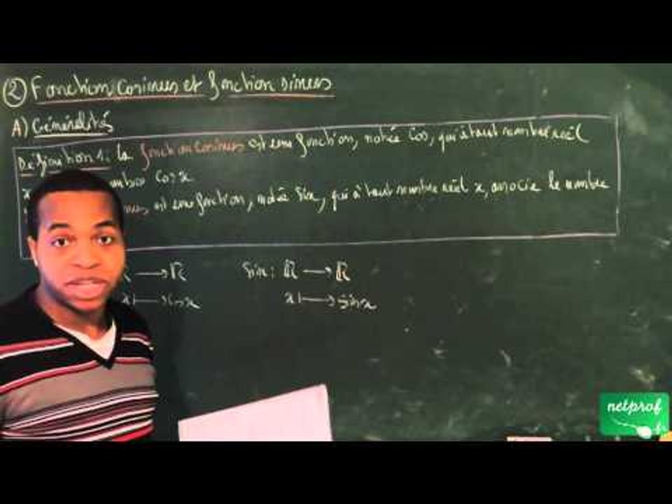 ACT / Fonctions cosinus et sinus / Fonctions cosinus et sinus