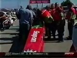 Top Fuel dragster racing a stock vehicle!