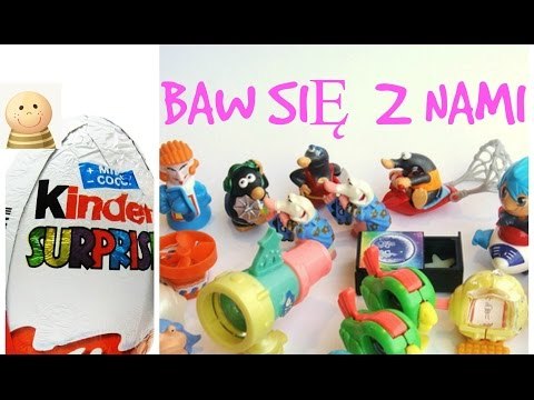 Baw się z nami- jajka niespodzianki- 2 zabawki- Miś