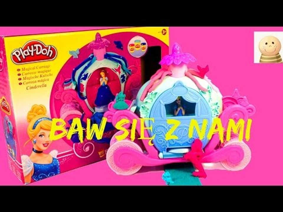 Ciastolina Play doh- Karoca Kopciuszka - dekorujemy karocę