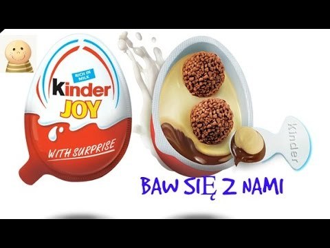 Baw się z nami- Jajka niespodzianki-5 zabawek Kinder Joy