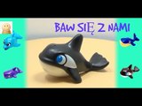 Baw się z nami- Jajka niespodzianki- 2 zabawki- Delfin i Zwierzątka Zoo