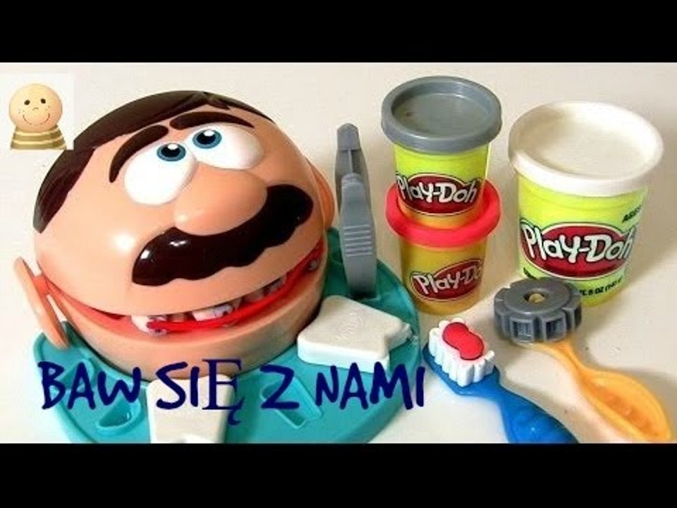 Ciastolina Play Doh Baw się z nami- Dentysta- zakładamy aparat na zęby