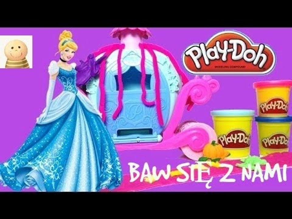 Ciastolina Play Doh - Karoca Kopciuszka- robimy suknię na bal
