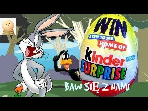 Baw się z nami: Jajka niespodzianki- 5 zabawek-Królik Bugs