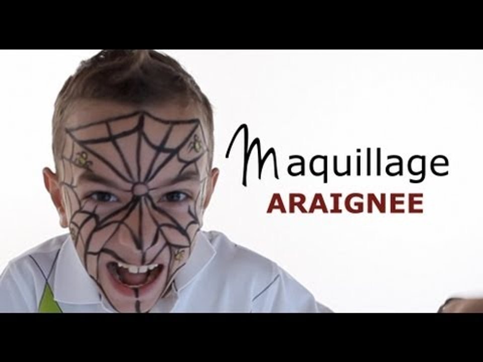 Maquillage Araignée - Tutoriel maquillage enfant facile