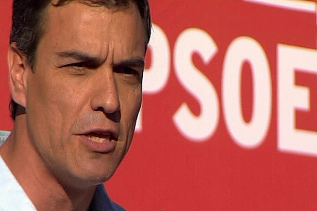 Sánchez cree que al PP le "da miedo Rajoy y sus amiguitos"
