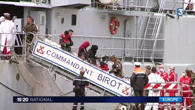 Près de 300 migrants sauvés par un patrouilleur français