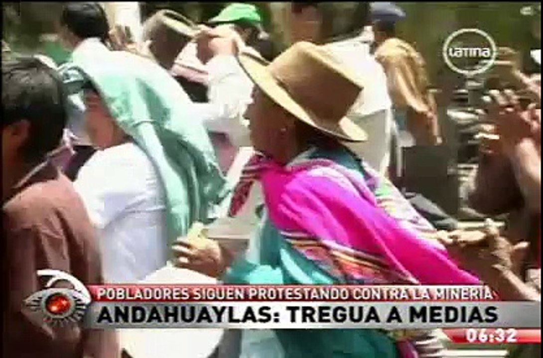 Andahuaylas: Pobladores siguen protestando contra la minería