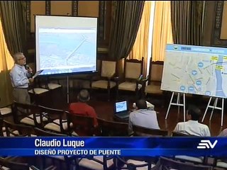 Se encamina construcción del puente Samborondón Guayaquil