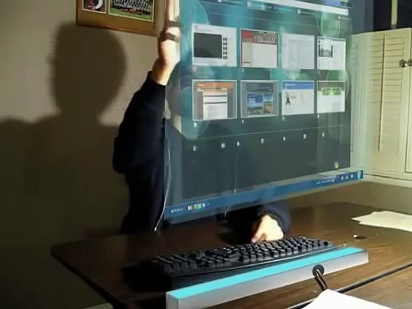 Holographic Computer Touch Screen Video Dailymotion