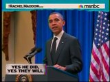 Rachel Maddow on President Obama's 