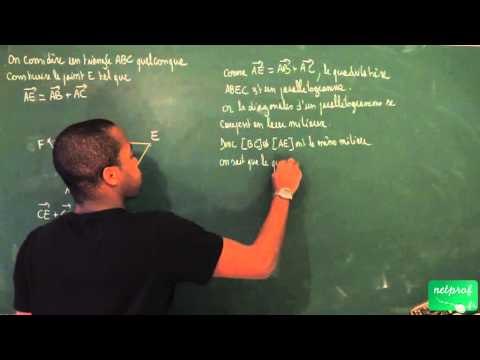 415 / Vecteurs / Démontrer avec les vecteurs