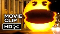 Pixels Movie CLIP - Pac-Man (2015) - Adam Sandler, Peter Dinklage Video Game Action Movie HD