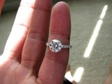 Brian Gavin Signature Hearts and Arrows Diamond Engagement Ring