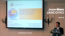 Petit-déjeuner adaptation au changement climatique : Jean-Marc Jancovici, associé co-fondateur Carbone 4