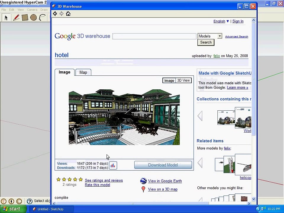Google Sketchup Tutorial - 3d Warehouse